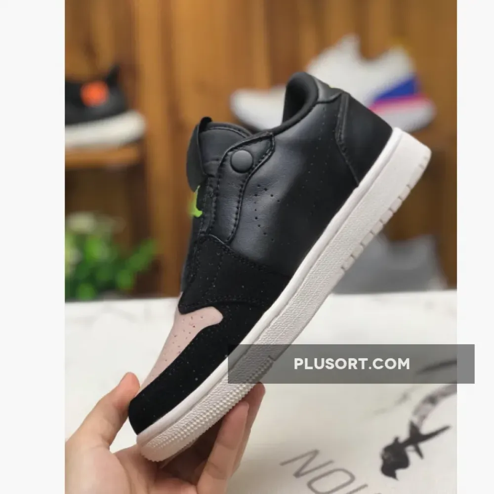 Air Jordan 1 Low Slip Black/Volt-Phantom-Silt Red AV3918-002