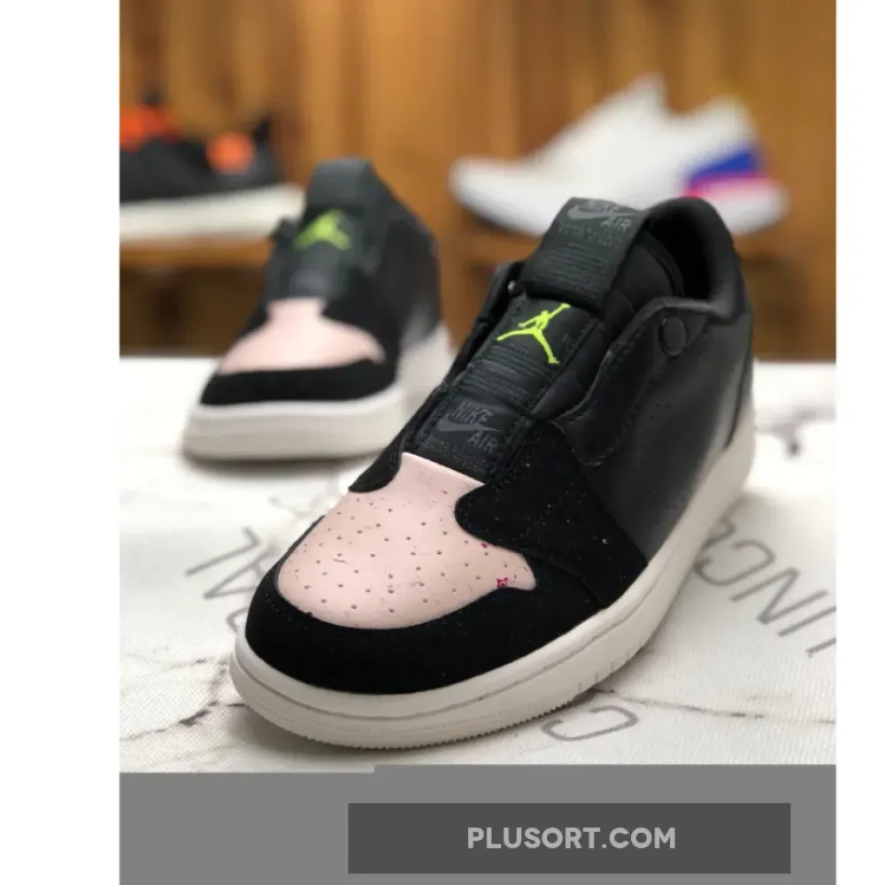 Air Jordan 1 Low Slip Black/Volt-Phantom-Silt Red AV3918-002
