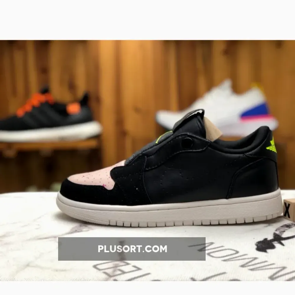 Air Jordan 1 Low Slip Black/Volt-Phantom-Silt Red AV3918-002