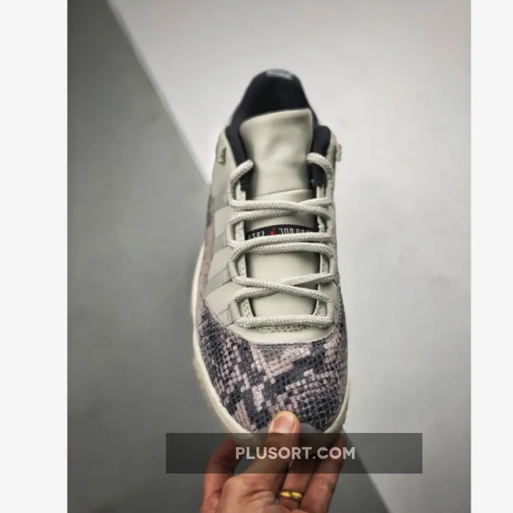 Air Jordan 11 Low SE “Snakeskin” Light Bone/University Red-Sail-Black CD6846-002