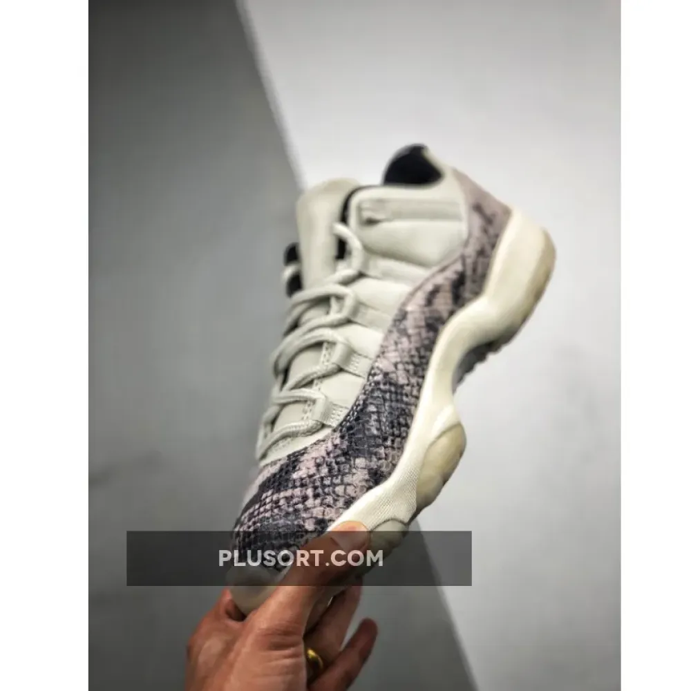 Air Jordan 11 Low SE “Snakeskin” Light Bone/University Red-Sail-Black CD6846-002