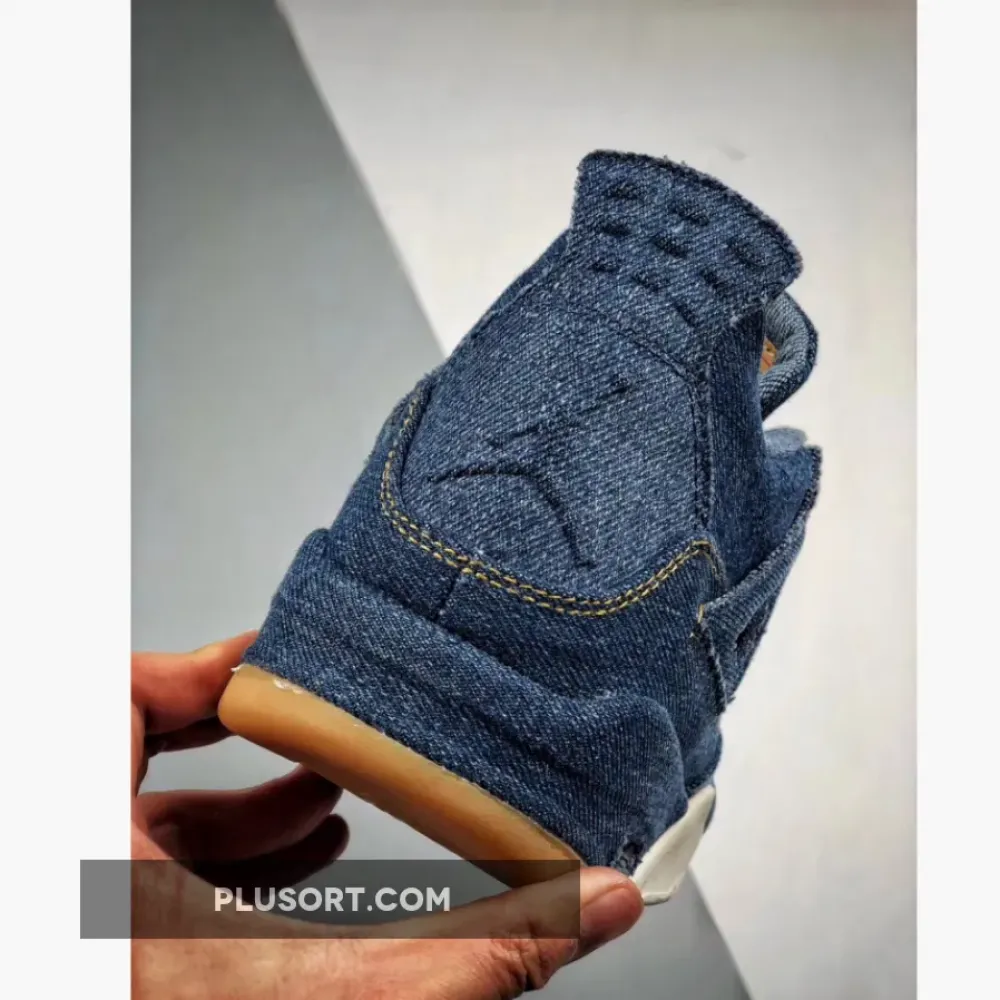 Air Jordan 4 Denim/Denim-Sail-Game Red AO2571-401