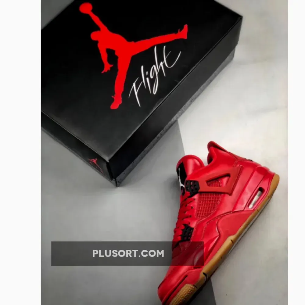 Air Jordan 4 ‘Singles Day’ Fire Red/Summit White-Black AV3914-600