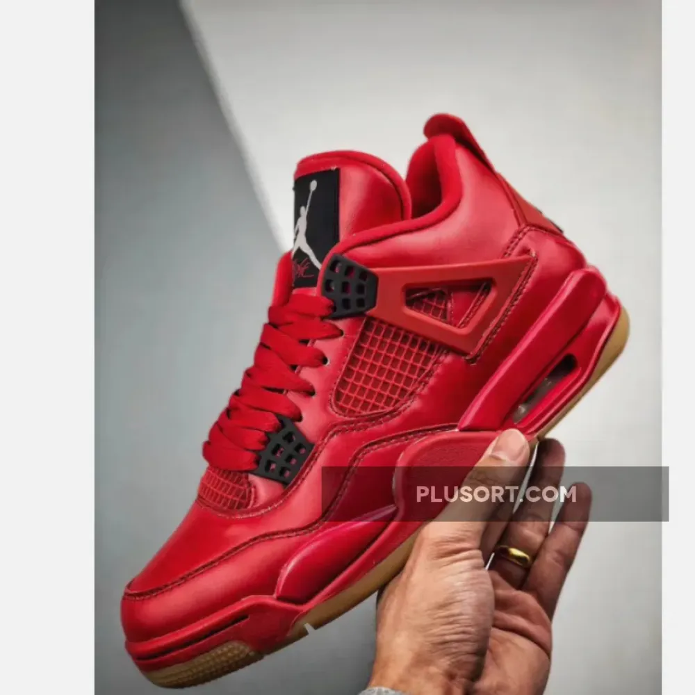 Air Jordan 4 ‘Singles Day’ Fire Red/Summit White-Black AV3914-600