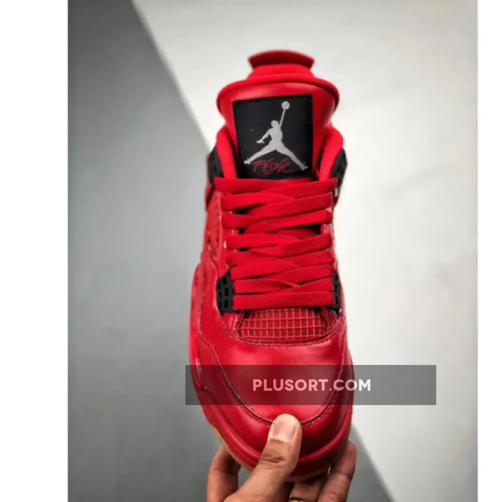 Air Jordan 4 ‘Singles Day’ Fire Red/Summit White-Black AV3914-600