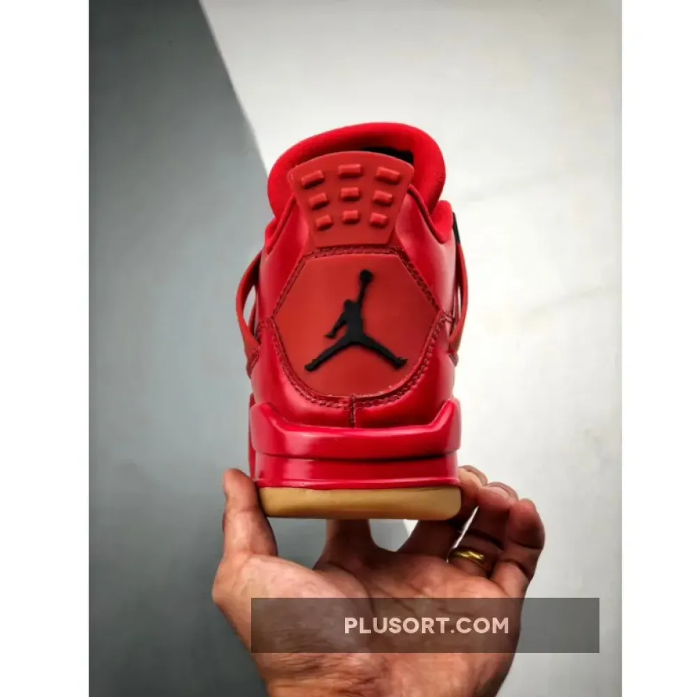 Air Jordan 4 ‘Singles Day’ Fire Red/Summit White-Black AV3914-600