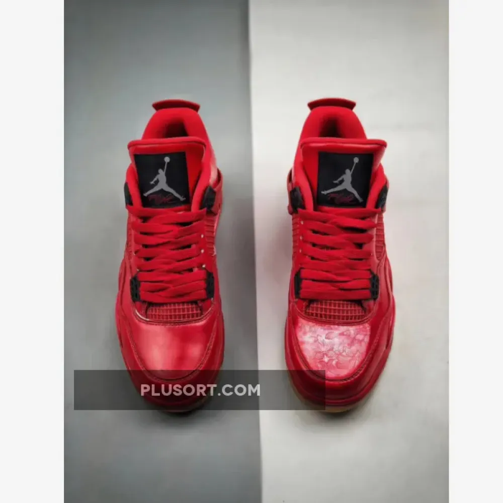 Air Jordan 4 ‘Singles Day’ Fire Red/Summit White-Black AV3914-600