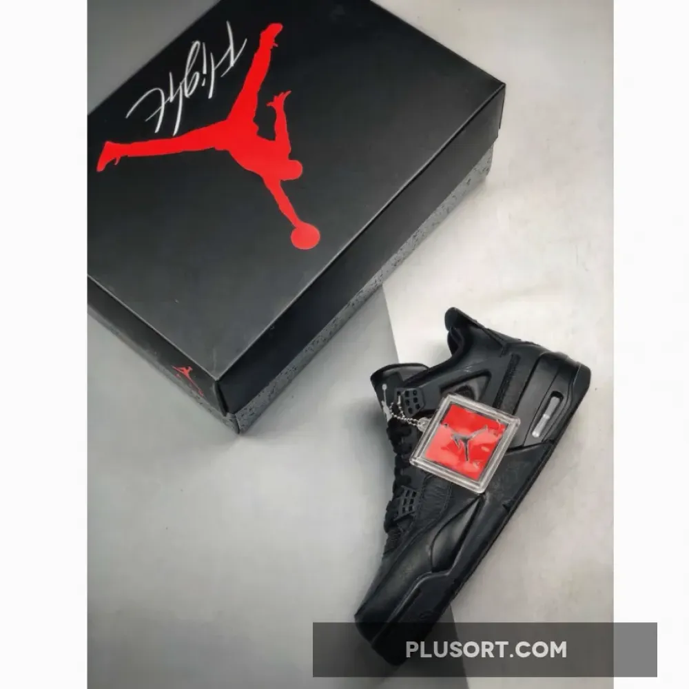 Air Jordan 4 Retro “Black Cat” Black/Black-Light Graphite 308497-002