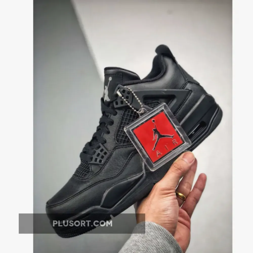 Air Jordan 4 Retro “Black Cat” Black/Black-Light Graphite 308497-002