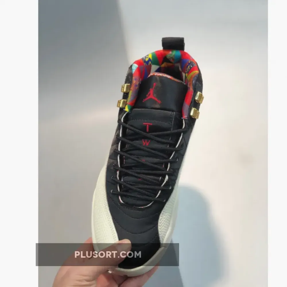 Air Jordan 12 ‘CNY’ Black/Sail-Metallic Gold-True Red CI2977-006