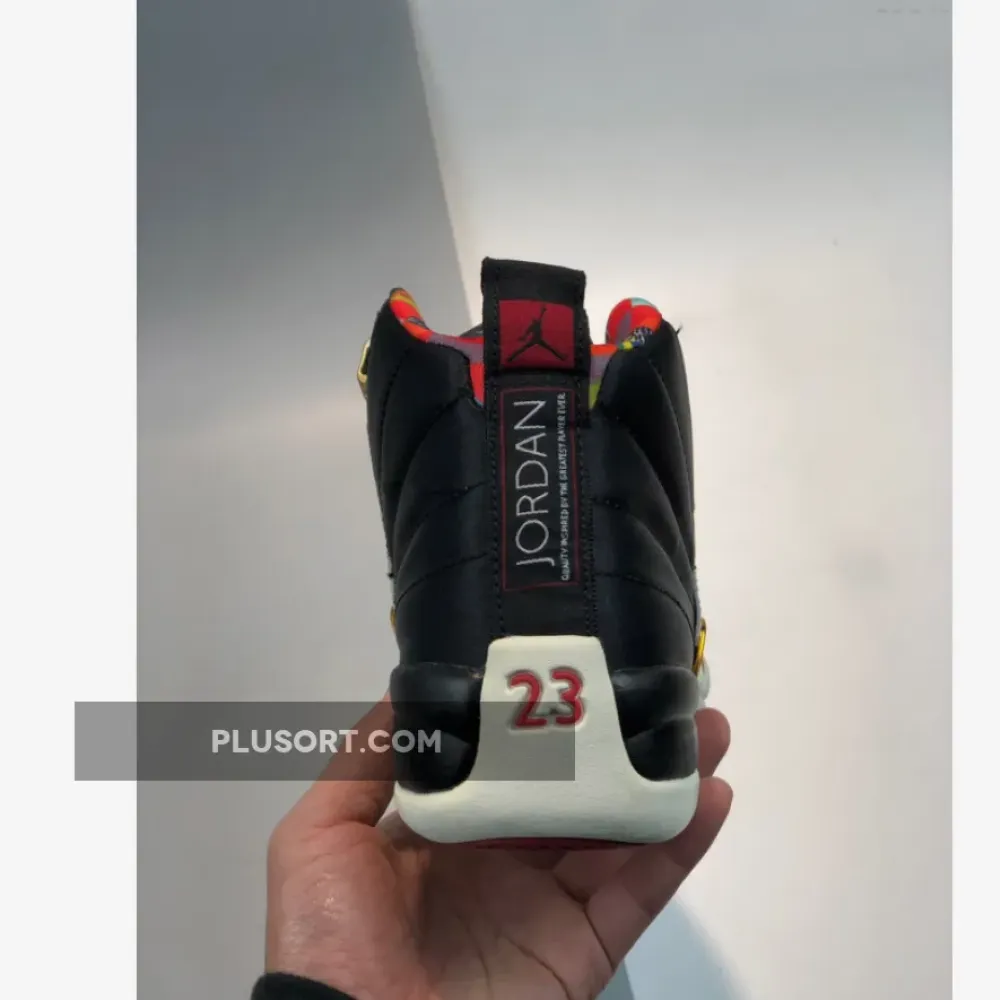 Air Jordan 12 ‘CNY’ Black/Sail-Metallic Gold-True Red CI2977-006