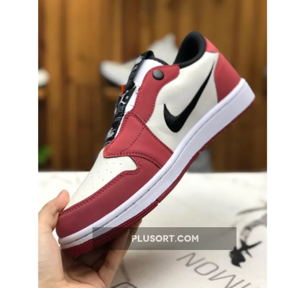 Air Jordan 1 Low Slip WMNS ‘Chicago’ Varsity Red/White-Black BQ8462-601