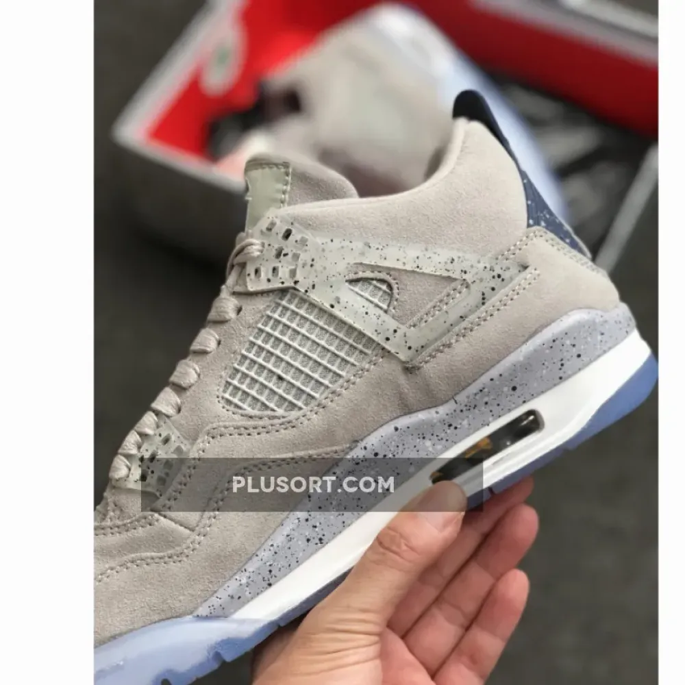Air Jordan 4 Georgetown PE Grey Suede