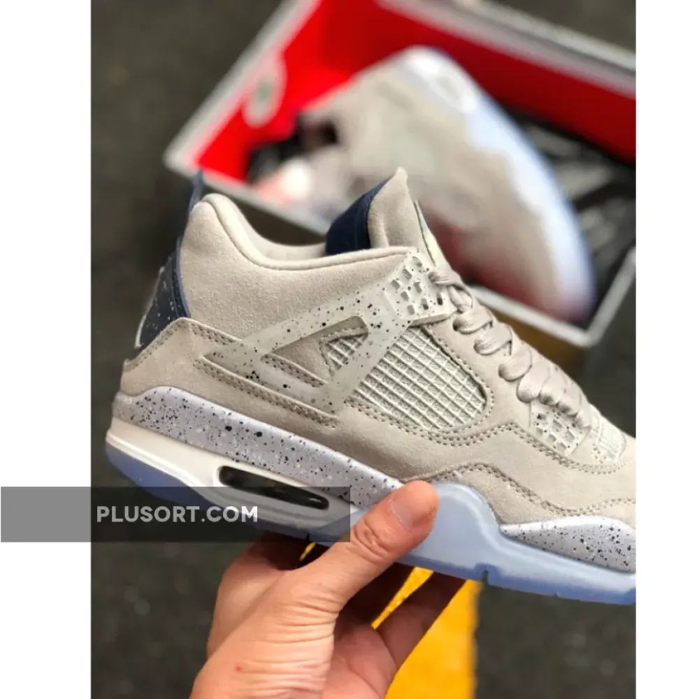 Air Jordan 4 Georgetown PE Grey Suede