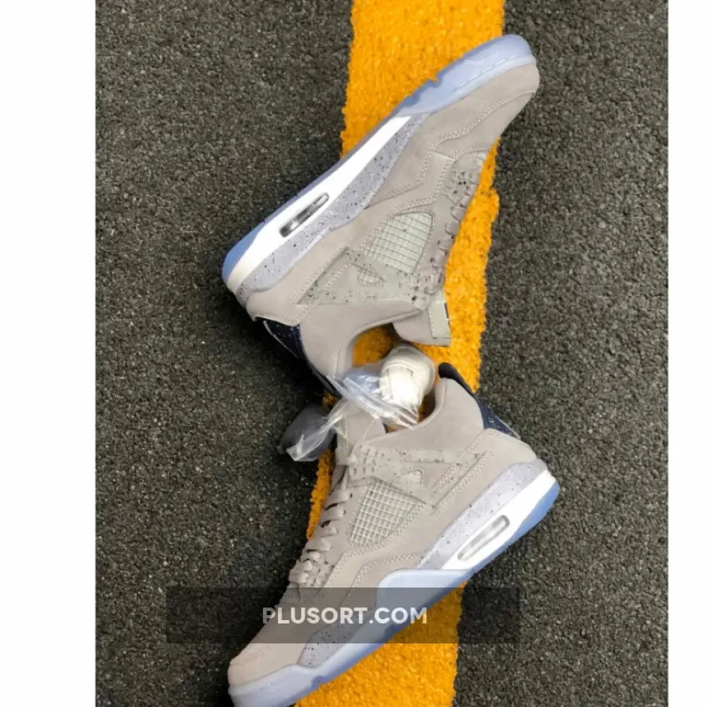 Air Jordan 4 Georgetown PE Grey Suede