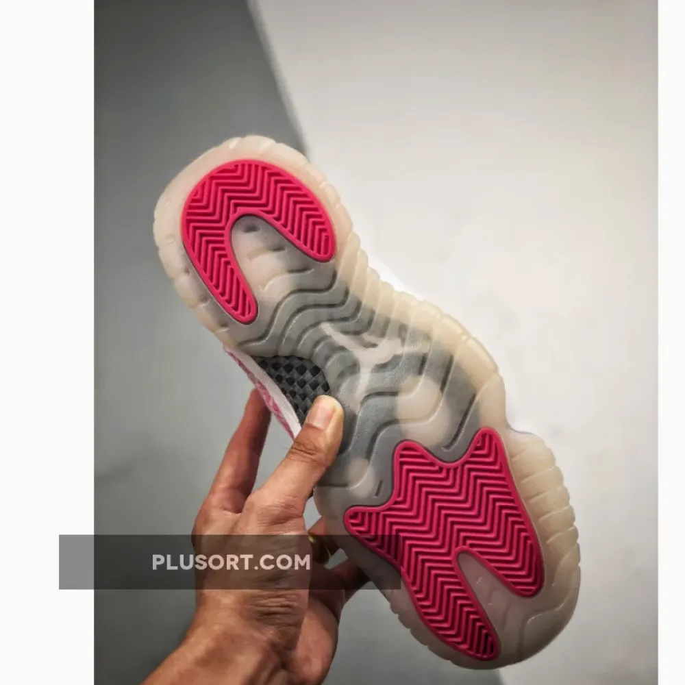 Air Jordan 11 Low WMNS “Pink Snakeskin” White/Watermelon-Black AH7860-106