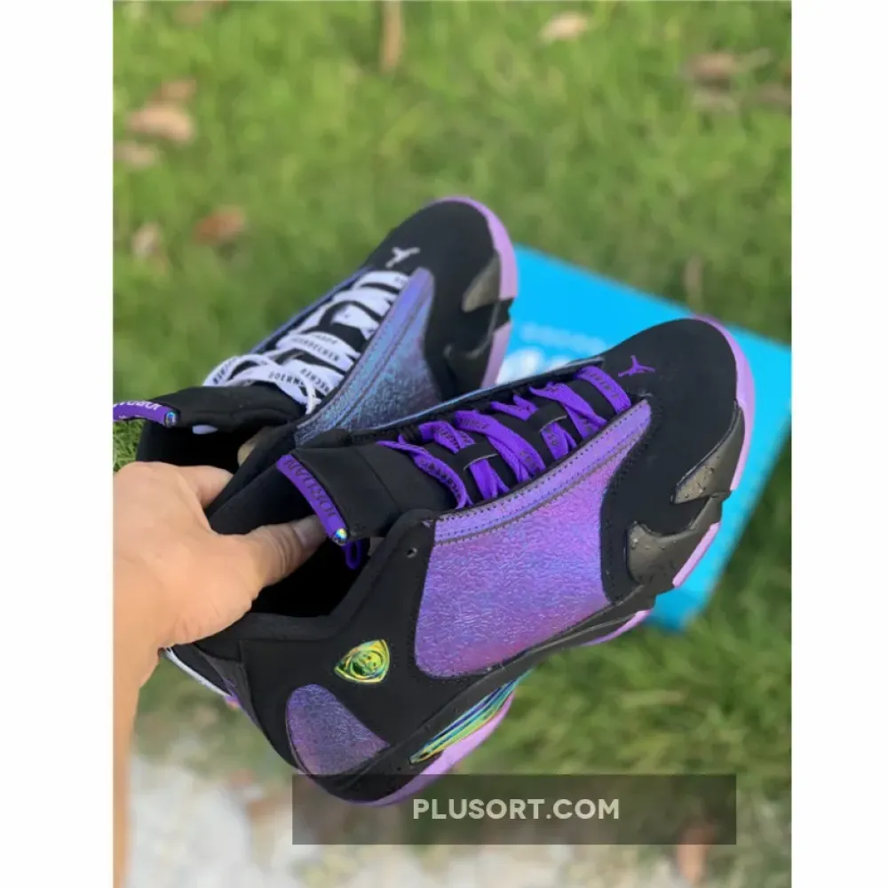 Air Jordan 14 “Doernbecher” Black/Court Purple-Multi-Color-White CV2469-001