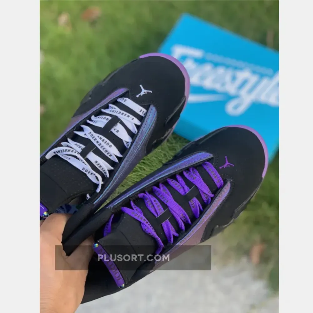 Air Jordan 14 “Doernbecher” Black/Court Purple-Multi-Color-White CV2469-001
