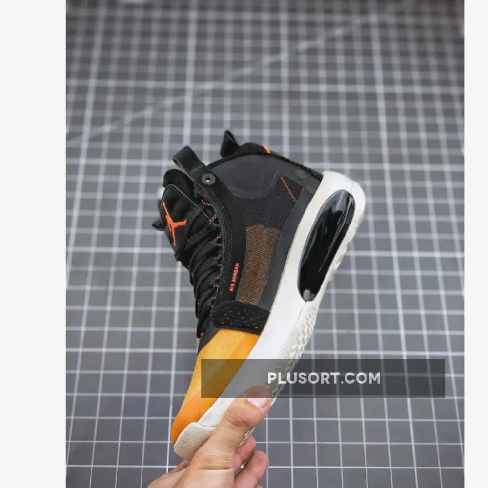Air Jordan 34 Amber Rise/Black-Sail-Metallic Silver  AR3240-800