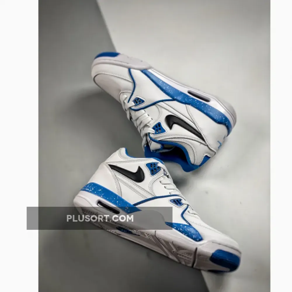 Nike Air Flight ’89 White/Dark Obsidian-Brigade Blue  306252-116