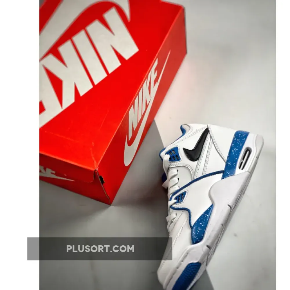 Nike Air Flight ’89 White/Dark Obsidian-Brigade Blue  306252-116