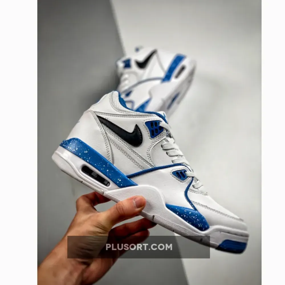 Nike Air Flight ’89 White/Dark Obsidian-Brigade Blue  306252-116