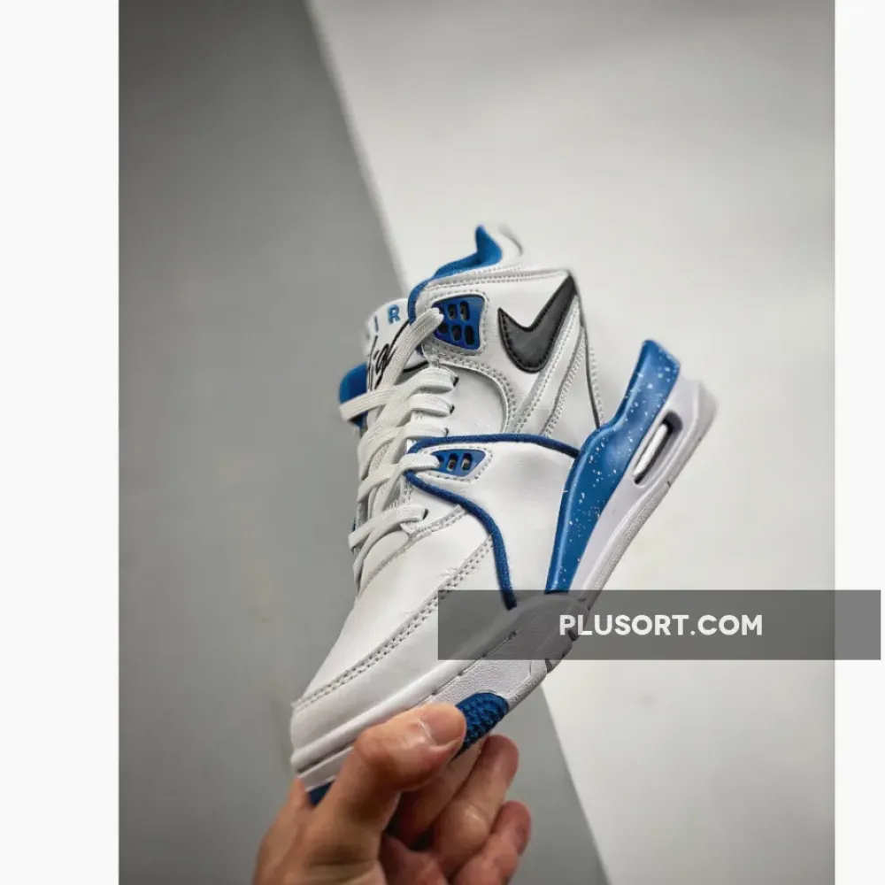 Nike Air Flight ’89 White/Dark Obsidian-Brigade Blue  306252-116