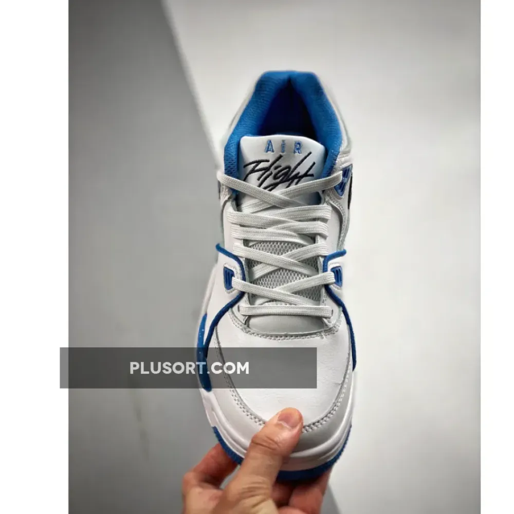 Nike Air Flight ’89 White/Dark Obsidian-Brigade Blue  306252-116