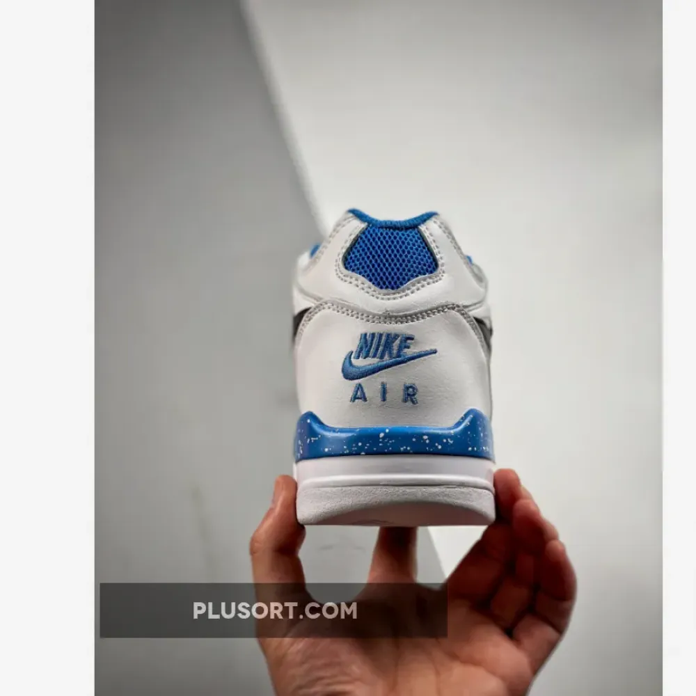 Nike Air Flight ’89 White/Dark Obsidian-Brigade Blue  306252-116