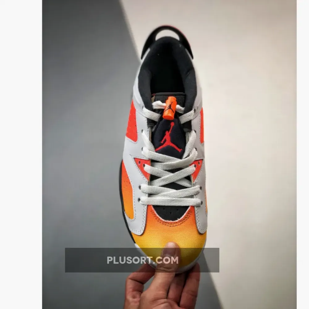 Air Jordan 6 Low Dongdan White/Black-Tour Yellow-Total Orang DC1048-110