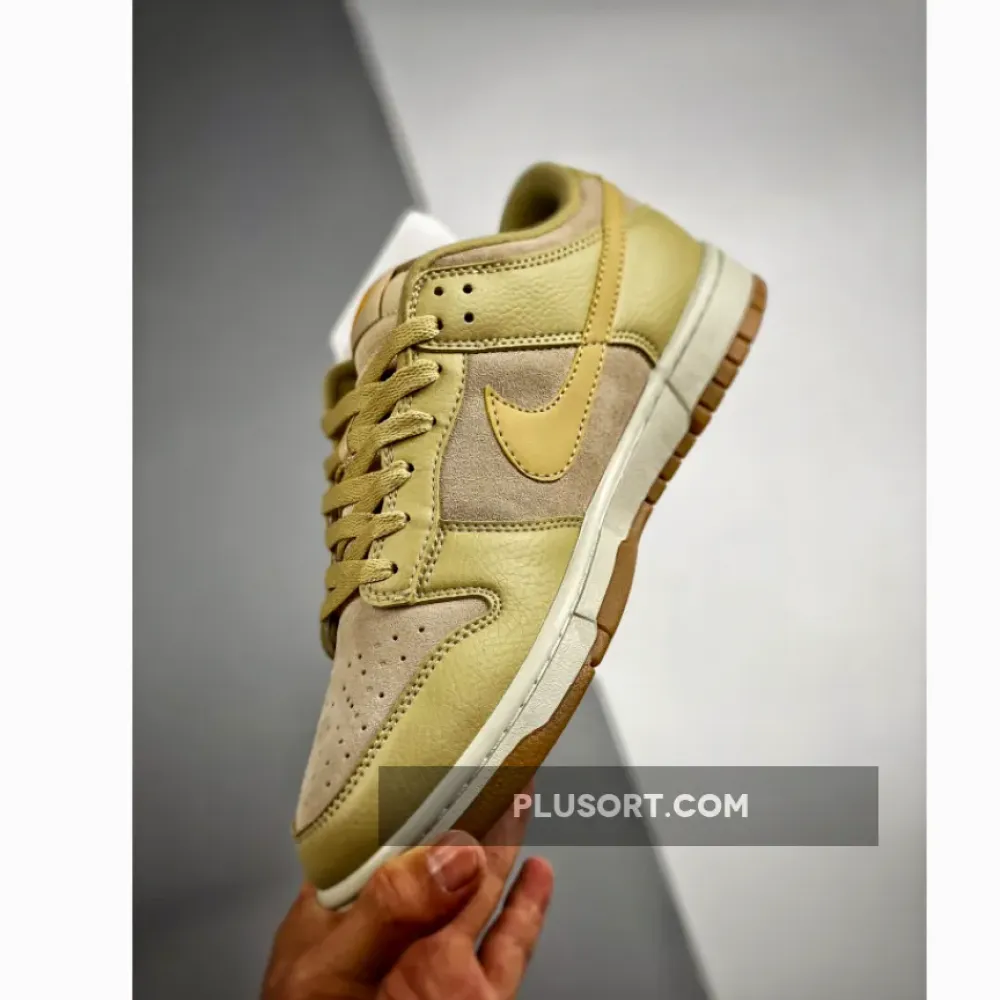 Nike Dunk Low Khaki Suede Gum  DZ4513-200