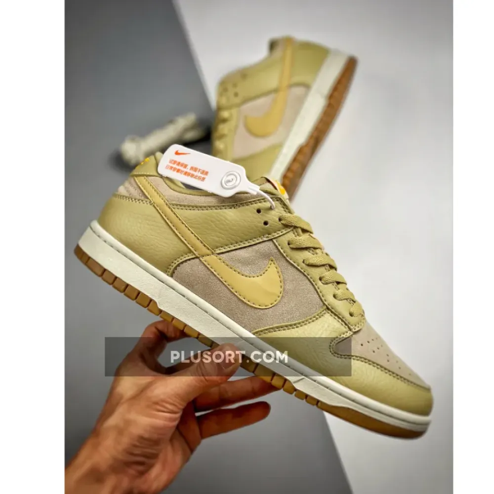 Nike Dunk Low Khaki Suede Gum  DZ4513-200