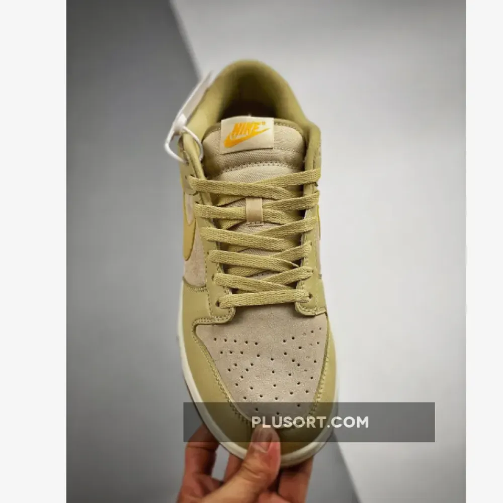 Nike Dunk Low Khaki Suede Gum  DZ4513-200