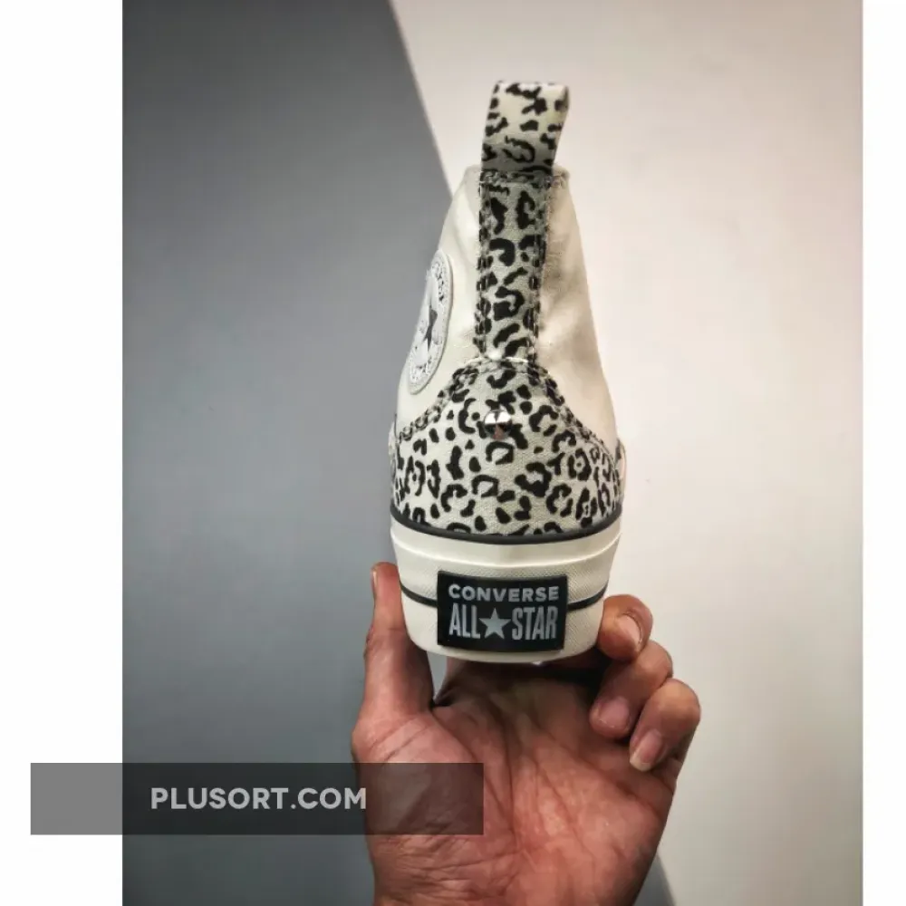 Converse Chuck Taylor Lift Platform High Leopard Egret A03874C