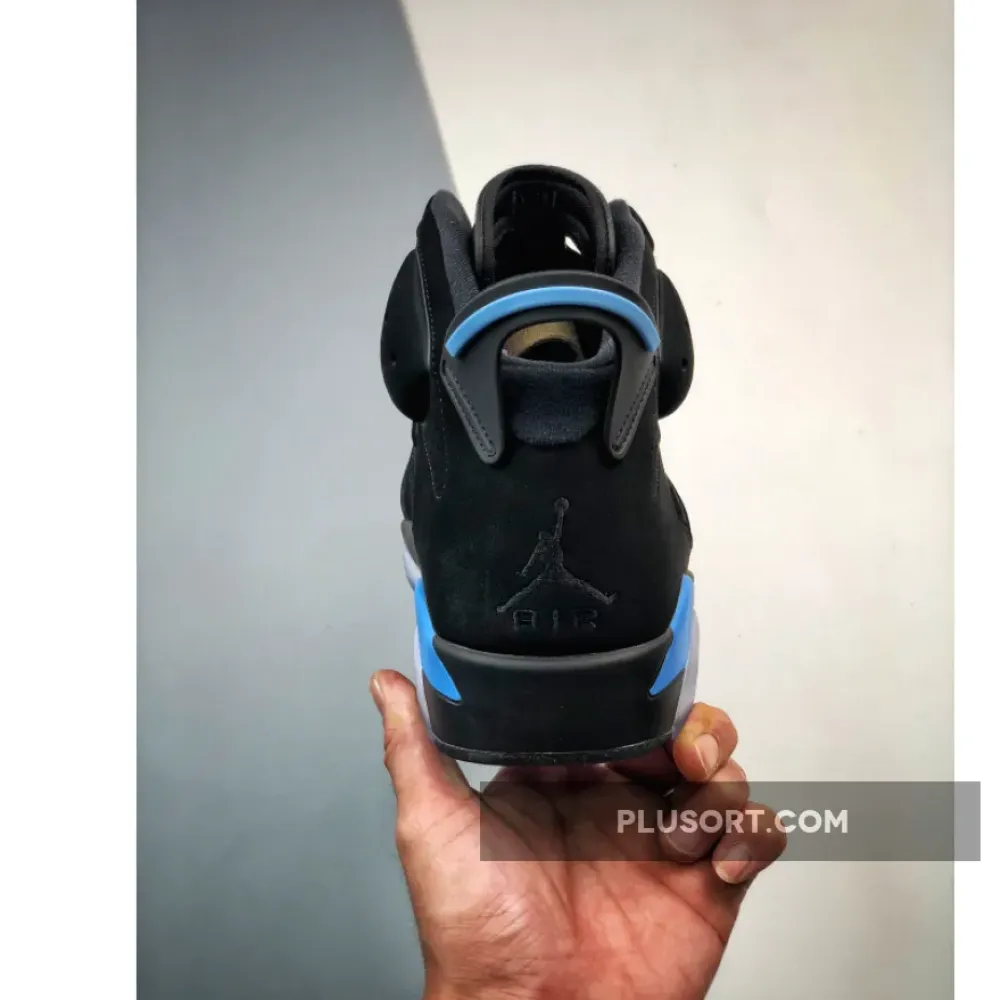 Air Jordan 6 ‘UNC’ Black/University Blue  384664-006