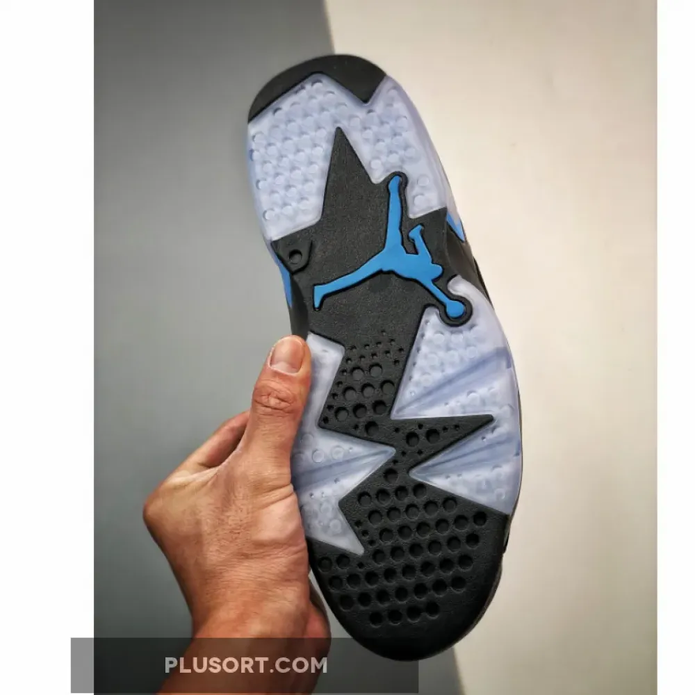 Air Jordan 6 ‘UNC’ Black/University Blue  384664-006