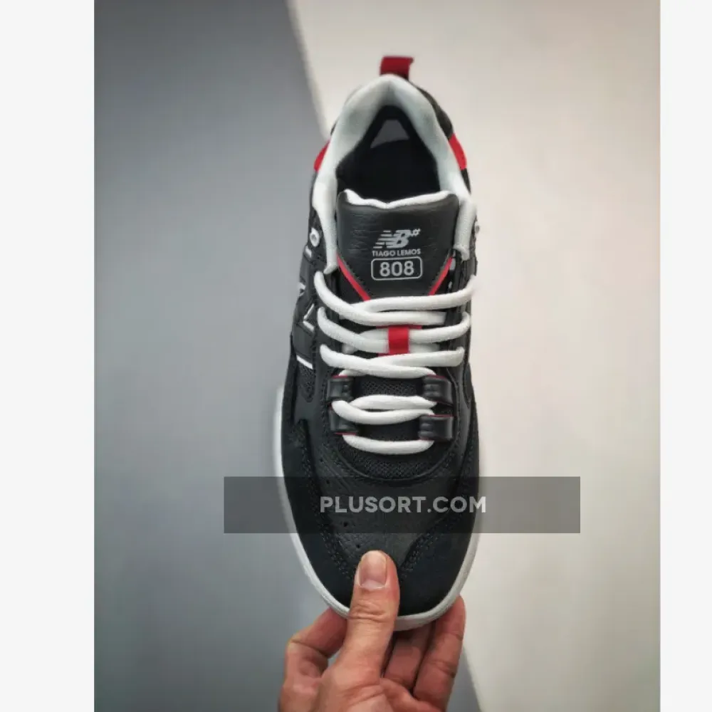 New Balance Numeric Tiago Lemos 808 Black Red  NM808BRD