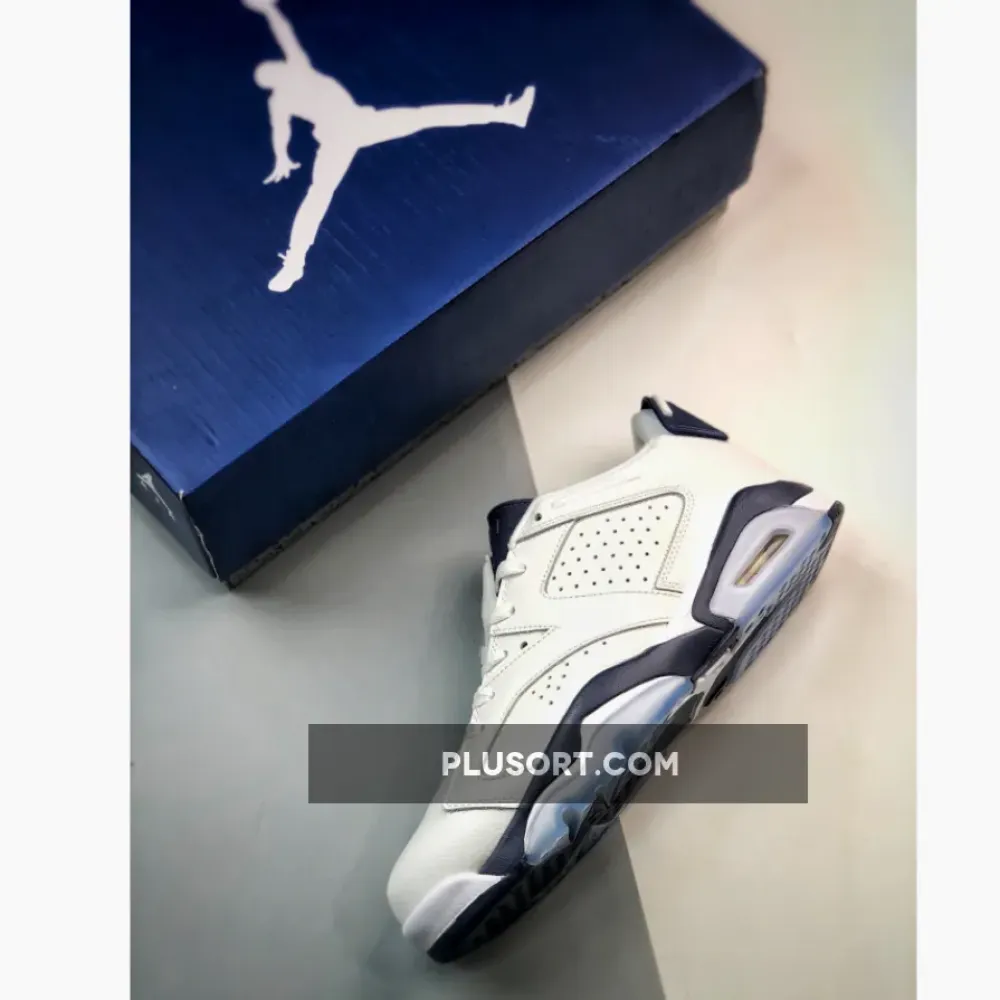 Air Jordan 6 Low White/Midnight Navy 1680452566