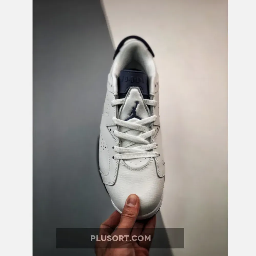 Air Jordan 6 Low White/Midnight Navy 1680452566