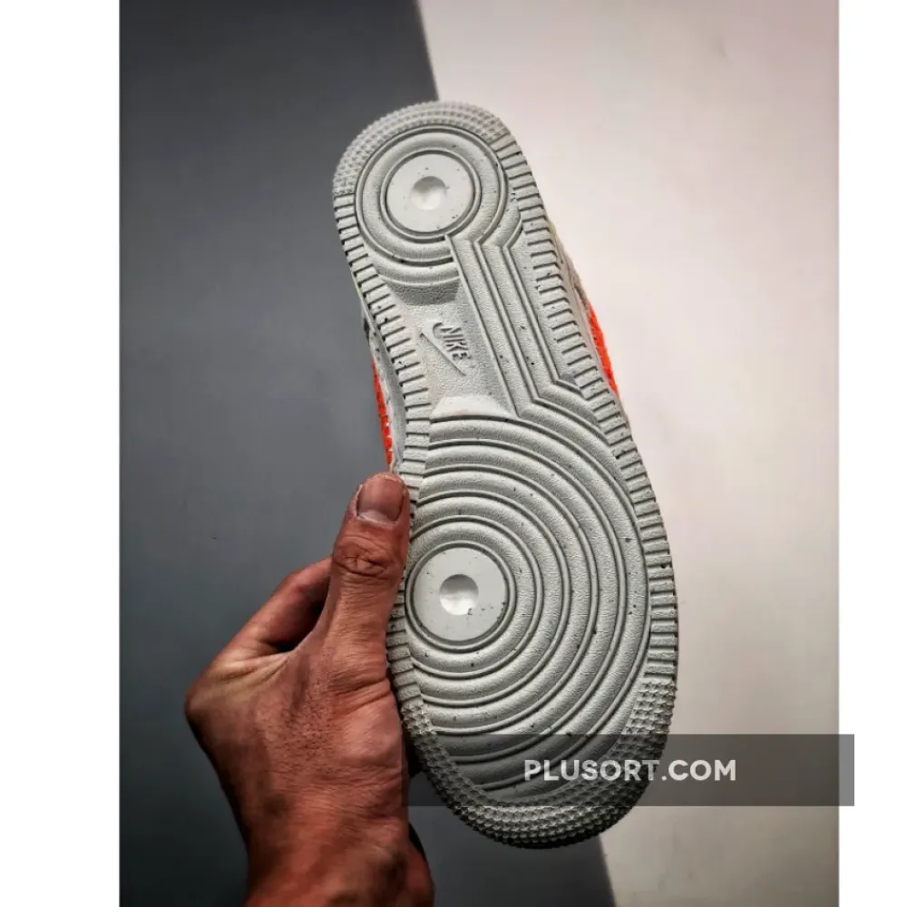 Nike Air Force 1 “Hemp” White/Orange-Blue-Green  DV2112-001