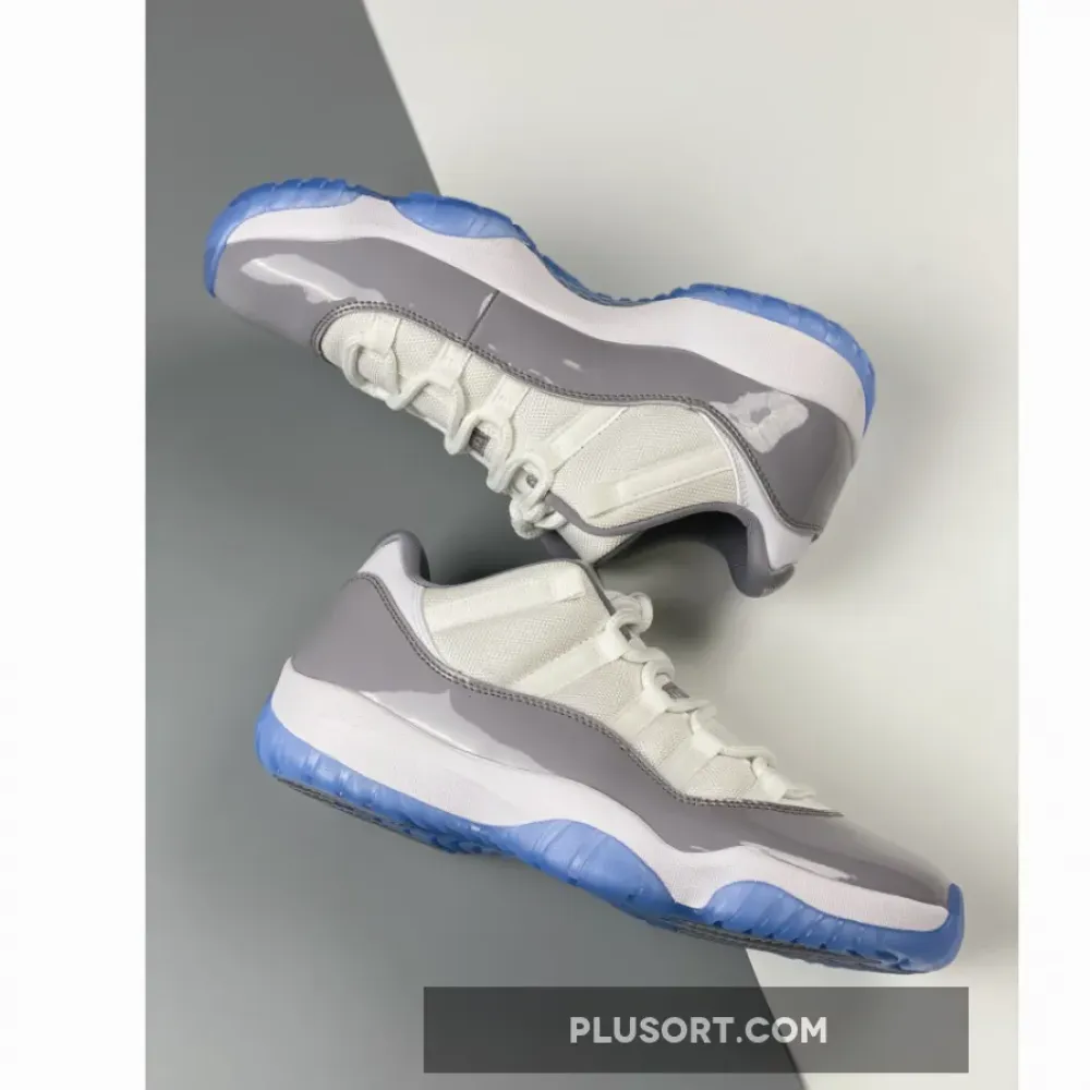 Air Jordan 11 Low White/University Blue/Cement Grey  AV2187-140