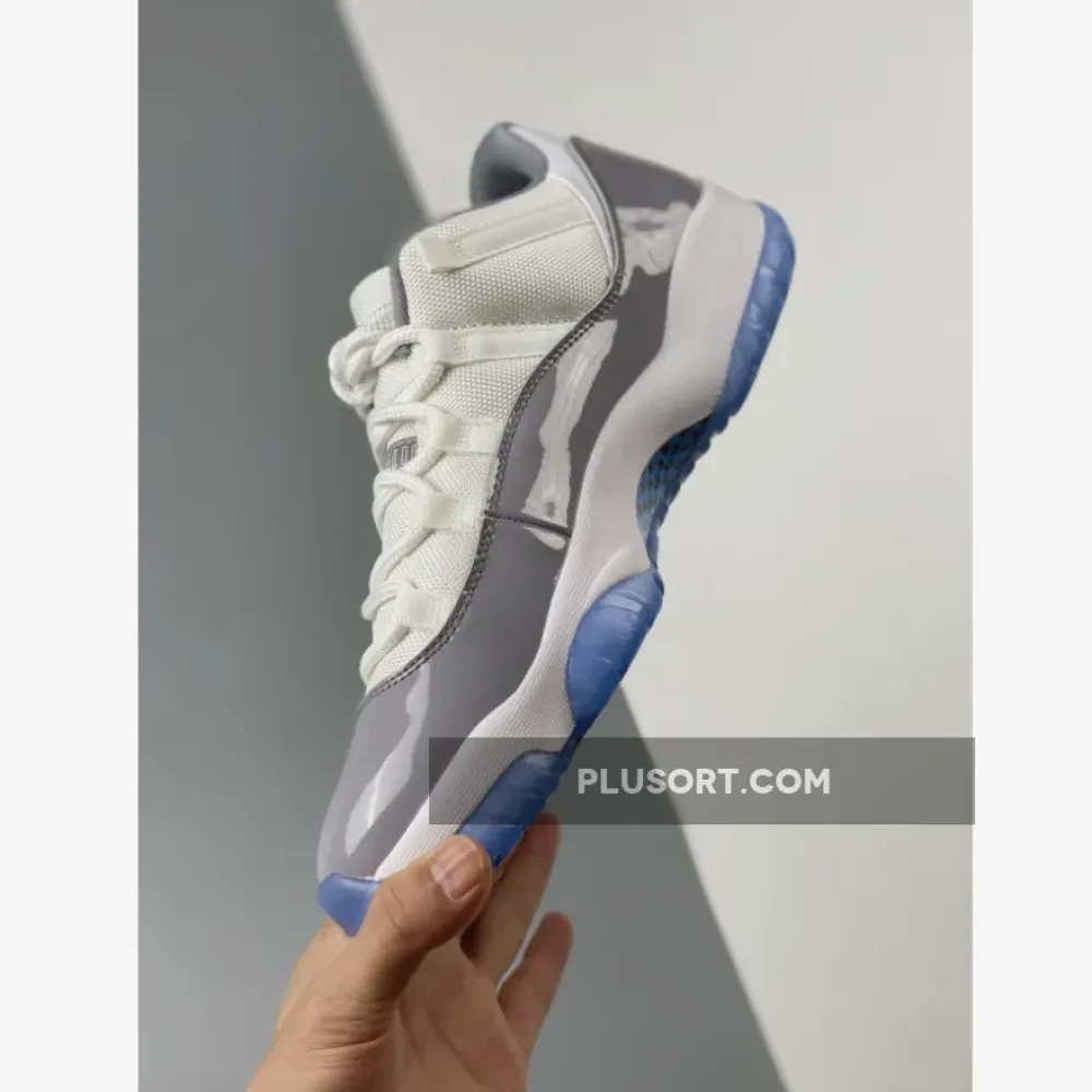 Air Jordan 11 Low White/University Blue/Cement Grey  AV2187-140
