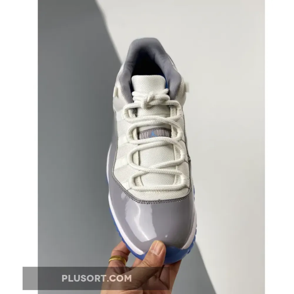Air Jordan 11 Low White/University Blue/Cement Grey  AV2187-140
