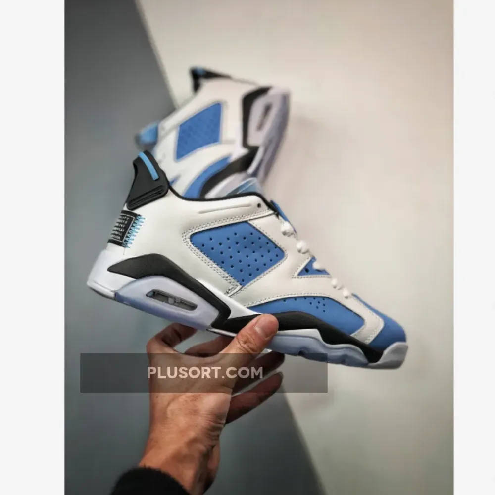 Air Jordan 6 Low White University Blue 1680452451