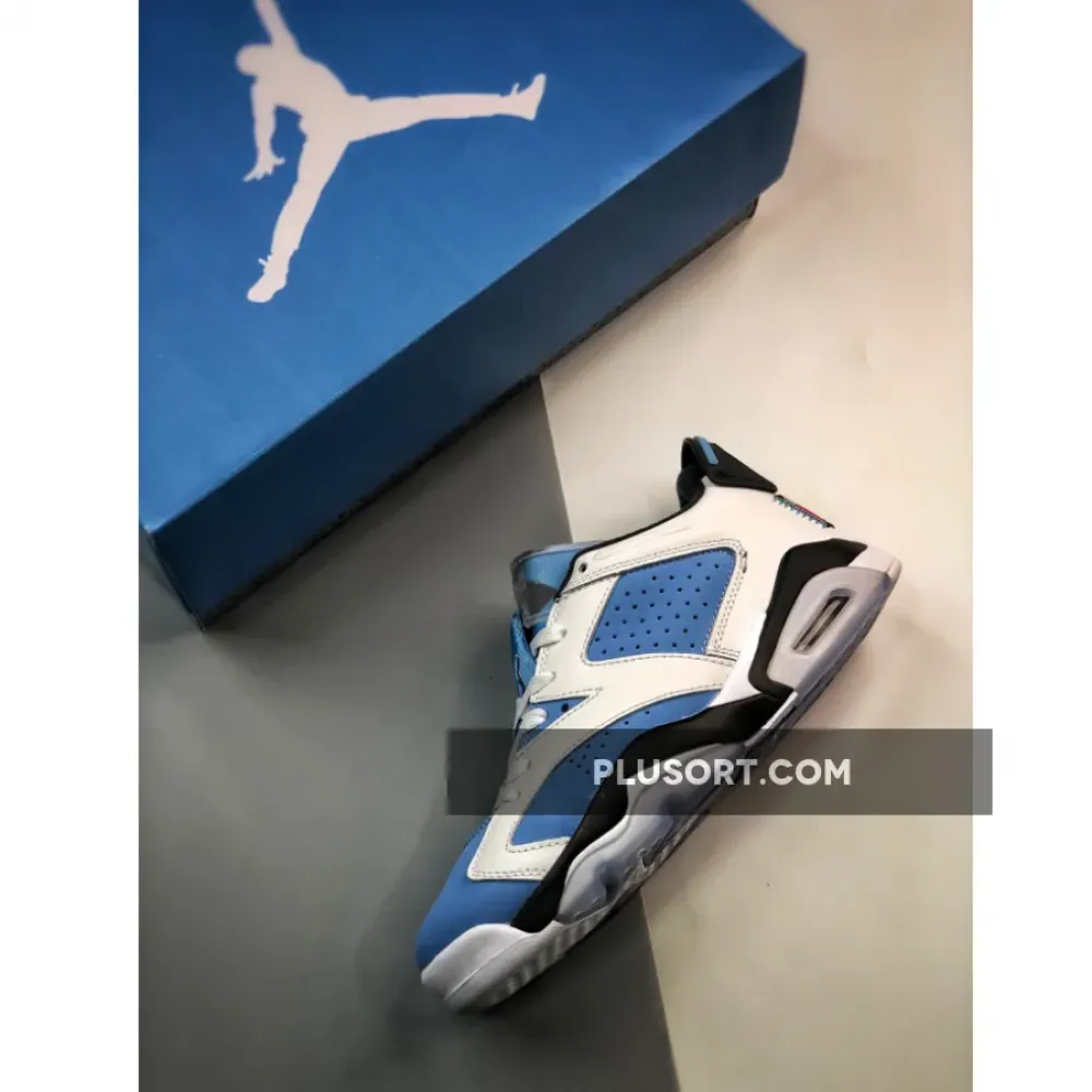 Air Jordan 6 Low White University Blue 1680452451