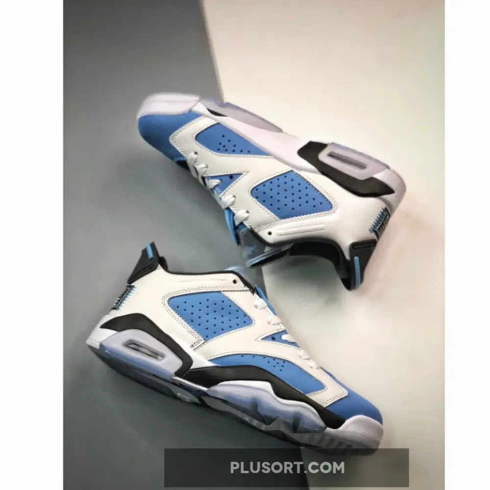 Air Jordan 6 Low White University Blue 1680452451