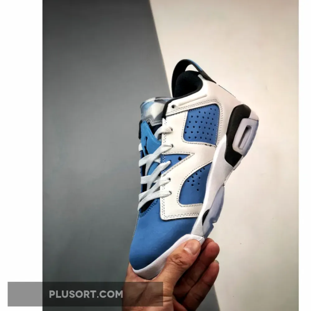 Air Jordan 6 Low White University Blue 1680452451