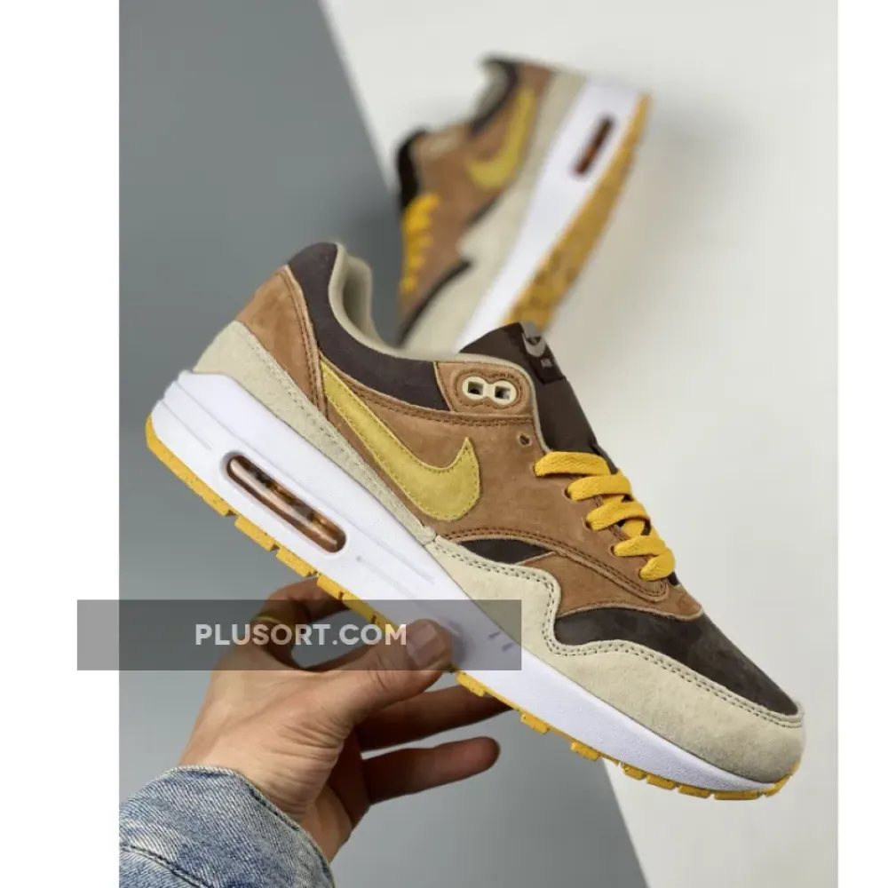 Nike Air Max 1 “Ugly Duckling” Pecan/Yellow Ochre-Brown  DZ0482-200