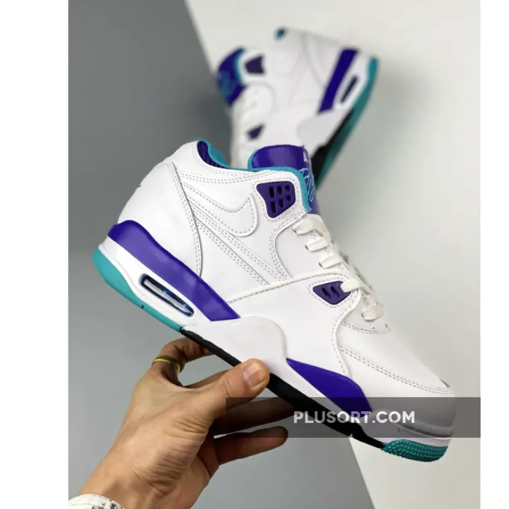 Nike Air Flight ’89 White/Dark Concord-Hyper Jade  306252-113
