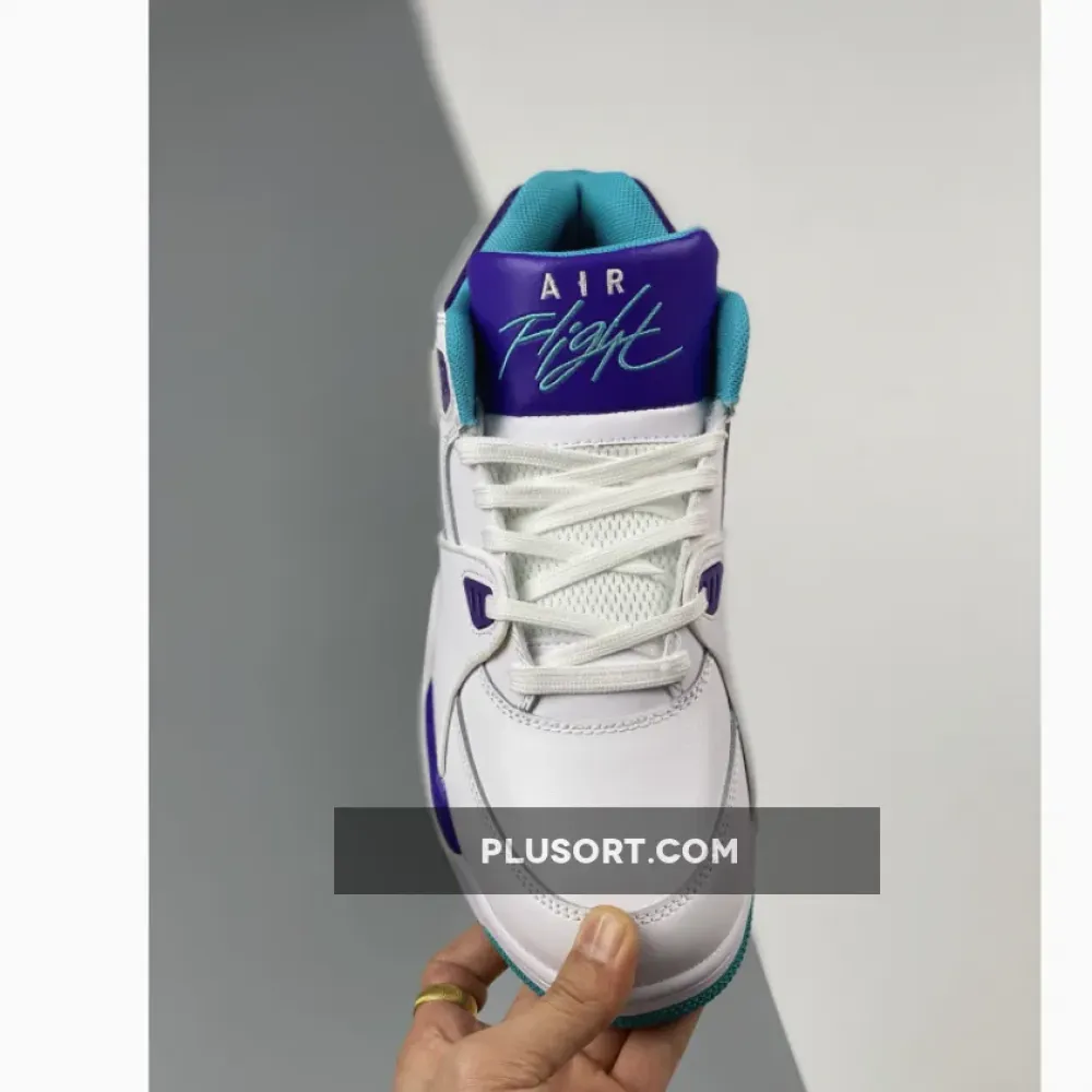 Nike Air Flight ’89 White/Dark Concord-Hyper Jade  306252-113